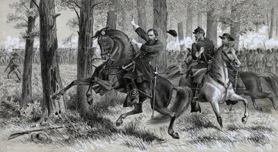 The Fall of Reynolds, pub. 1863 by Alfred Rudolph Waud